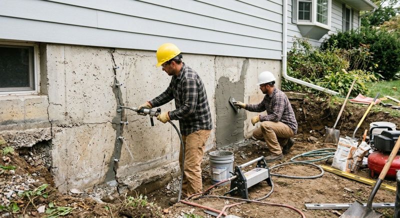Basement Foundation Repair in Carroll County, MD