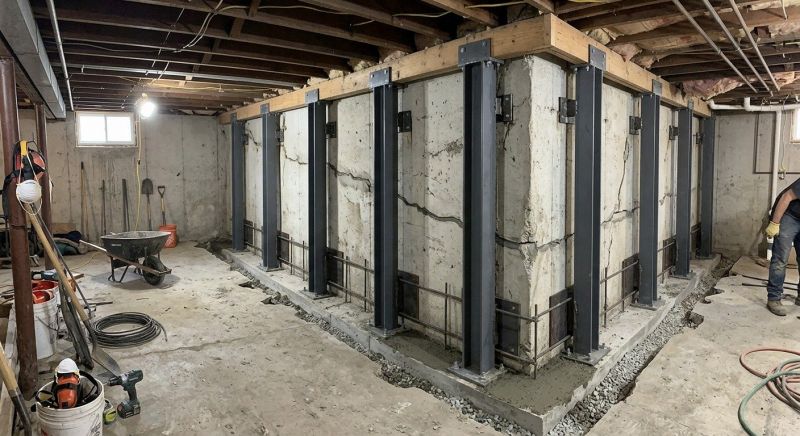 Basement Underpinning in Reisterstown, MD
