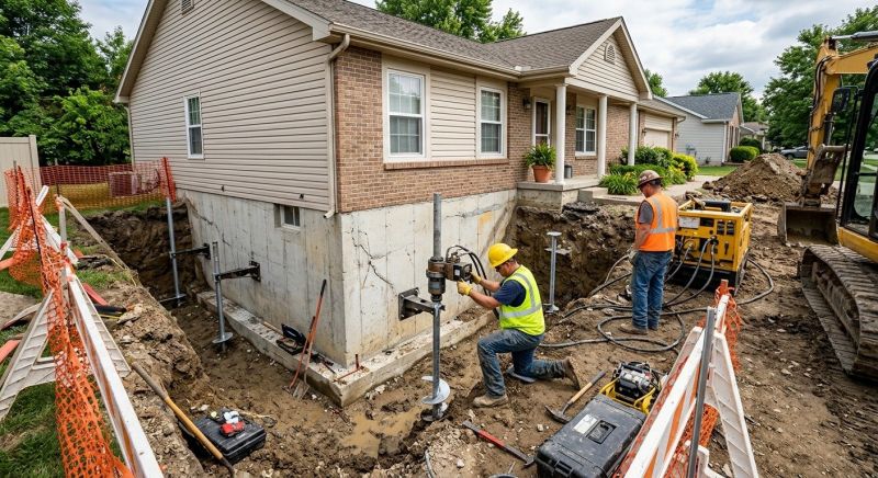 Building Foundation Repair in Ellicott City, MD