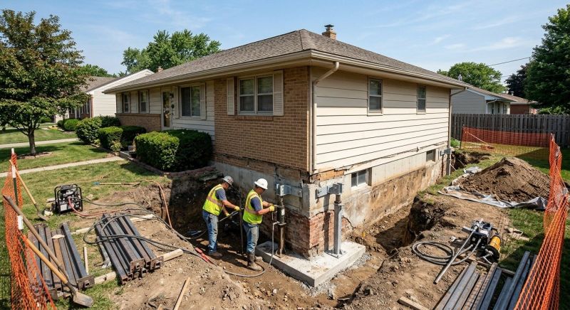 Building Foundation Repair in Forest Hill, MD