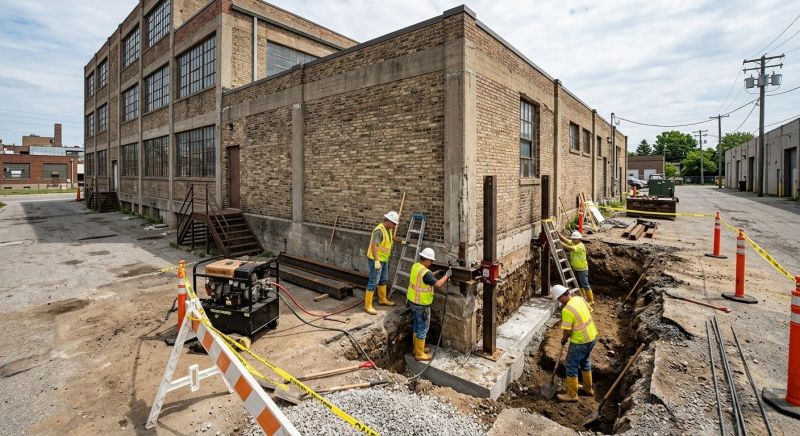 Building Foundation Repair in Glenville, PA