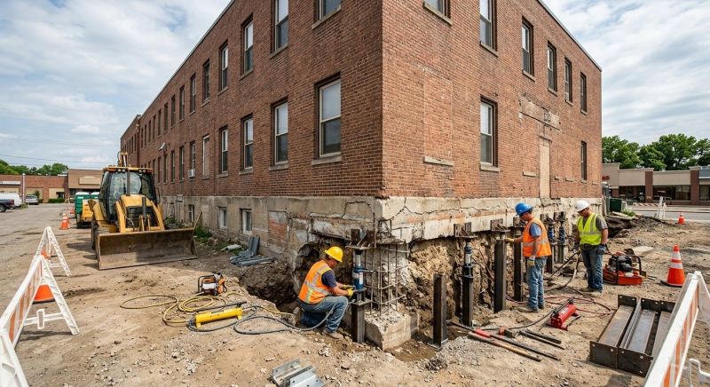 Commercial Foundation Repair in Reisterstown, MD