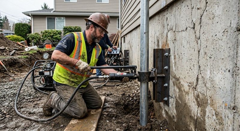 Concrete Foundation Leveling in Catonsville, MD
