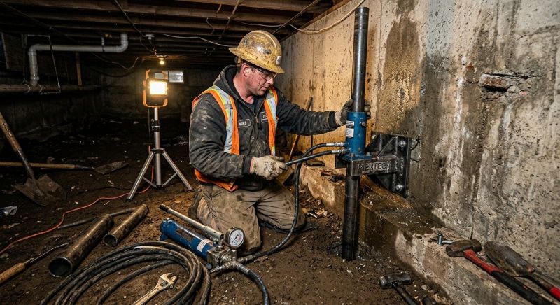 Concrete Foundation Leveling in Reisterstown, MD