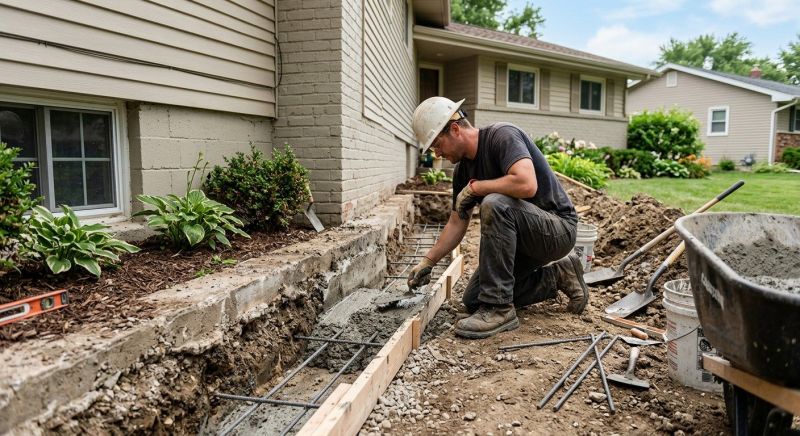 Concrete Foundation Repair in Halethorpe, MD