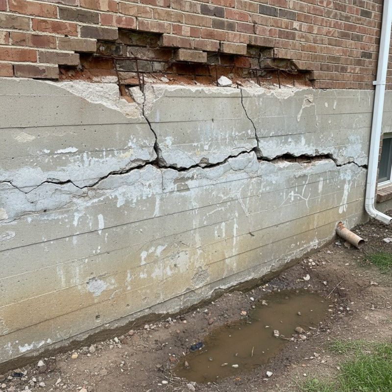 Cracked Foundation Repair in Cockeysville, MD