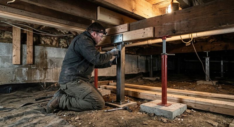 Crawlspace Structural Repair in Reisterstown, MD