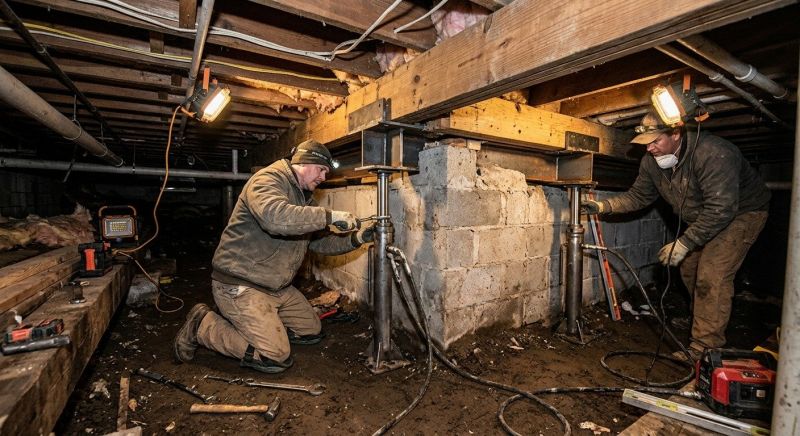 Deep Foundation Repair in Reisterstown, MD