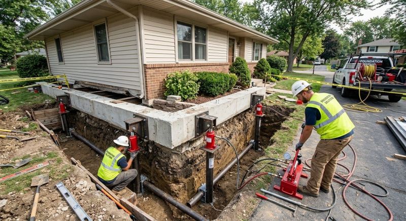 Foundation Jacking in Baltimore, MD