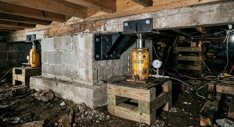 Foundation Jacking in Brookeville, MD