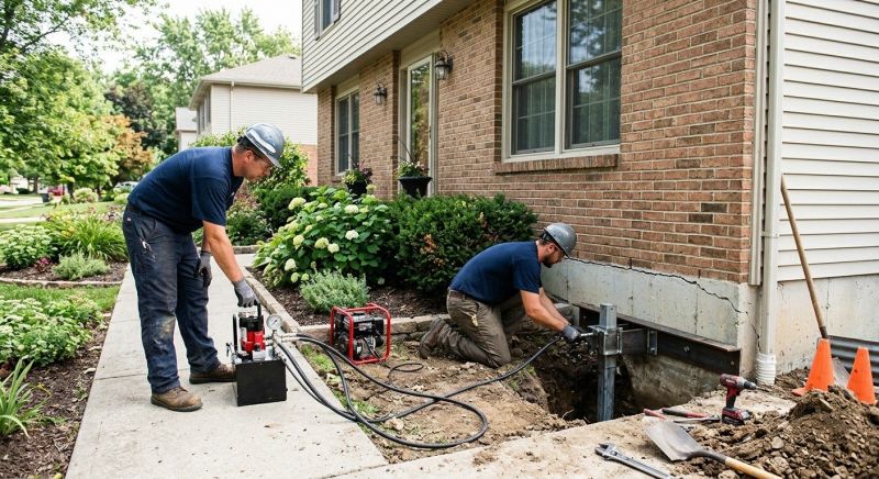 Foundation Jacking in Catonsville, MD
