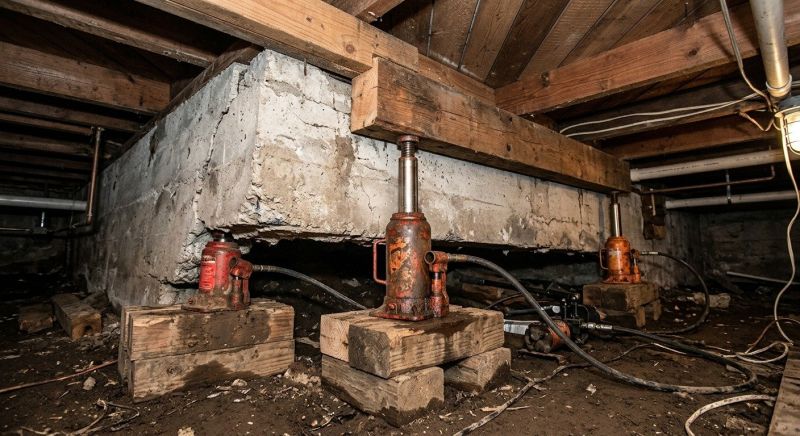 Foundation Jacking in Glen Rock, PA