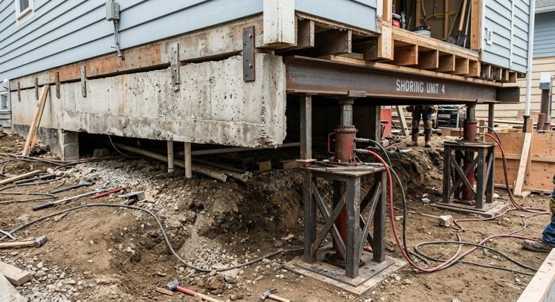 Foundation Jacking in New Freedom, PA
