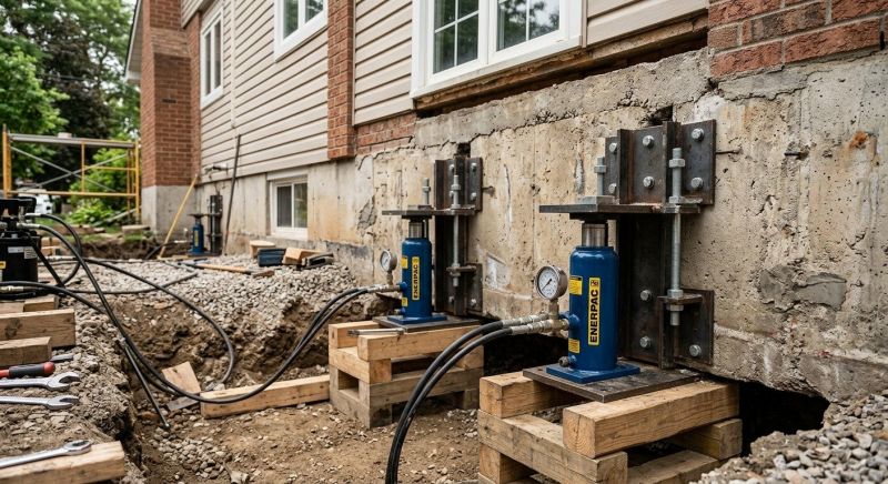 Foundation Jacking in Sandy Spring, MD