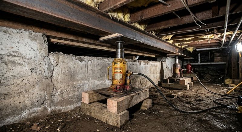 Foundation Jacking in Woodbine, MD