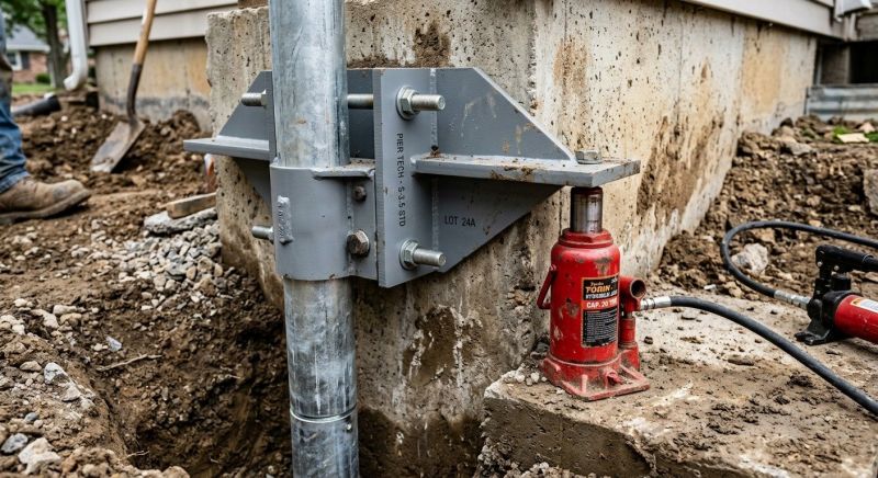 Foundation Pier Leveling in Reisterstown, MD