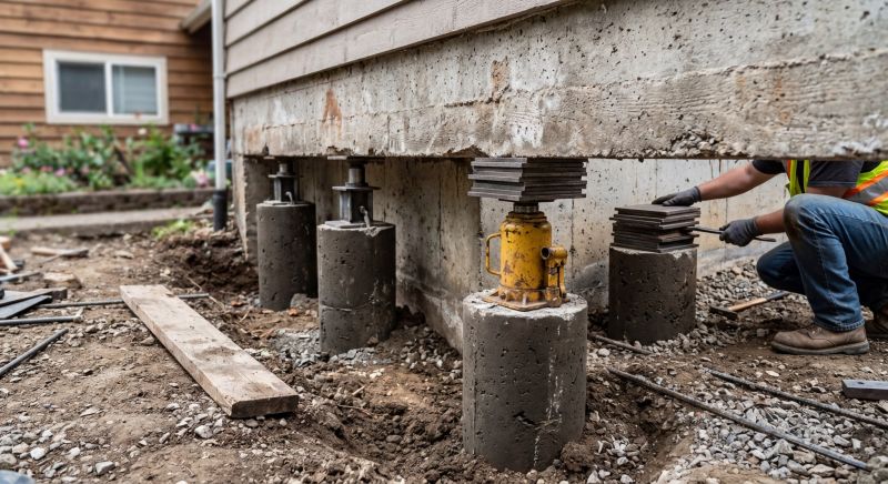 Foundation Pier Leveling in Reisterstown, MD