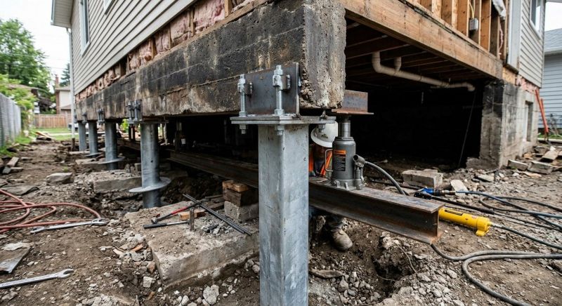 Foundation Raising in Glenville, PA