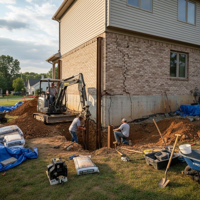Foundation Structural Repair in Linthicum Heights, MD