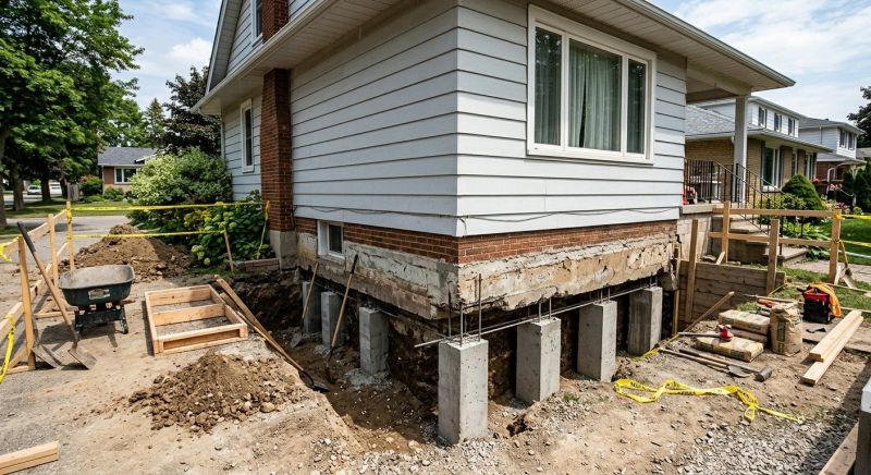 Foundation Underpinning in Reisterstown, MD