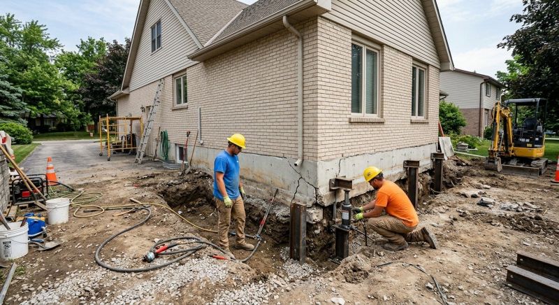 Helical Piers Installation in Reisterstown, MD