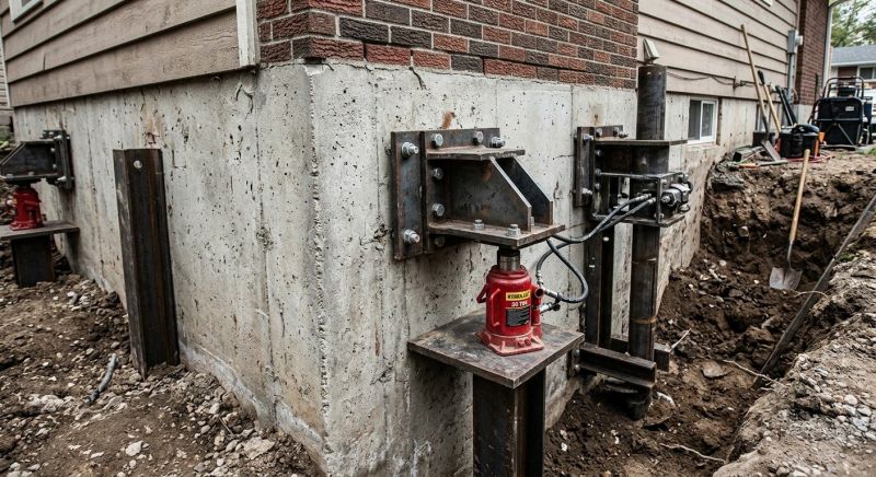 House Foundation Leveling in Reisterstown, MD