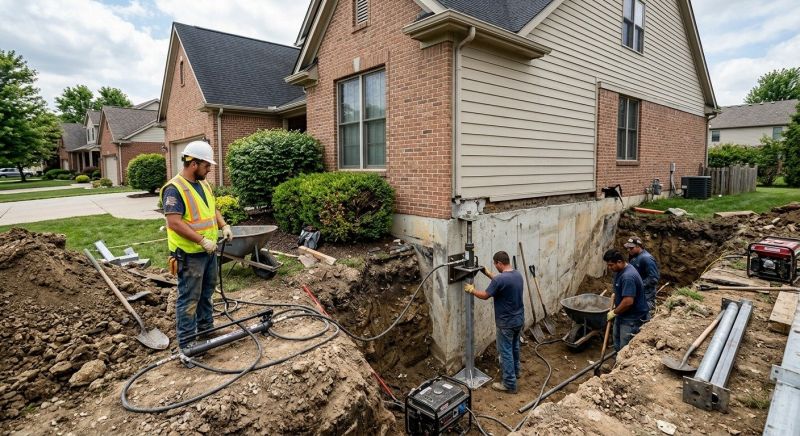 House Foundation Repair in Brookeville, MD