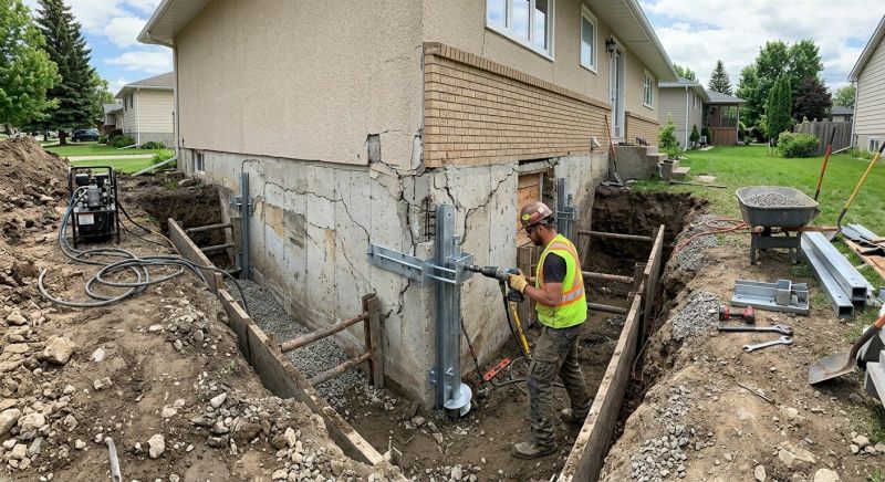 House Foundation Repair in Carroll County, MD