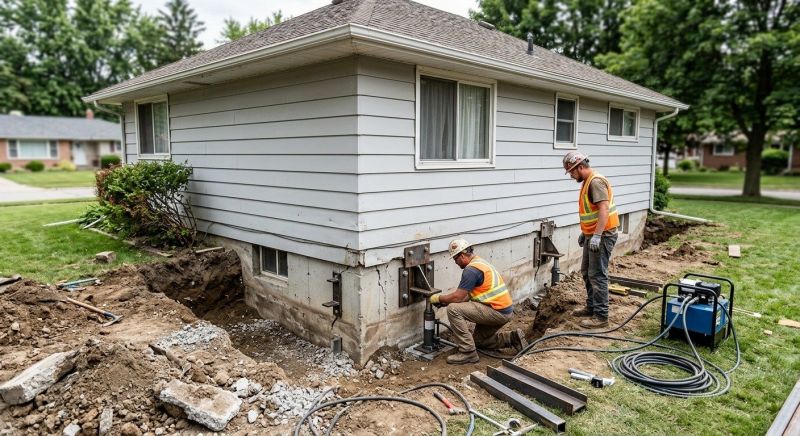 House Foundation Repair in Harford County, MD