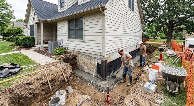 House Foundation Repair in Mount Airy, MD