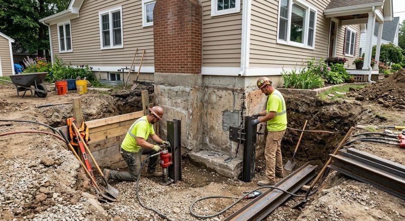 House Foundation Repair in Mount Airy, MD