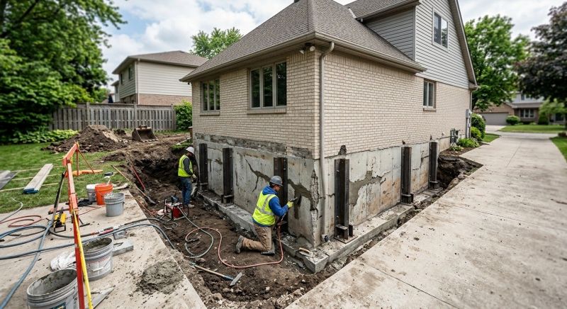 House Foundation Repair in Stewartstown, PA