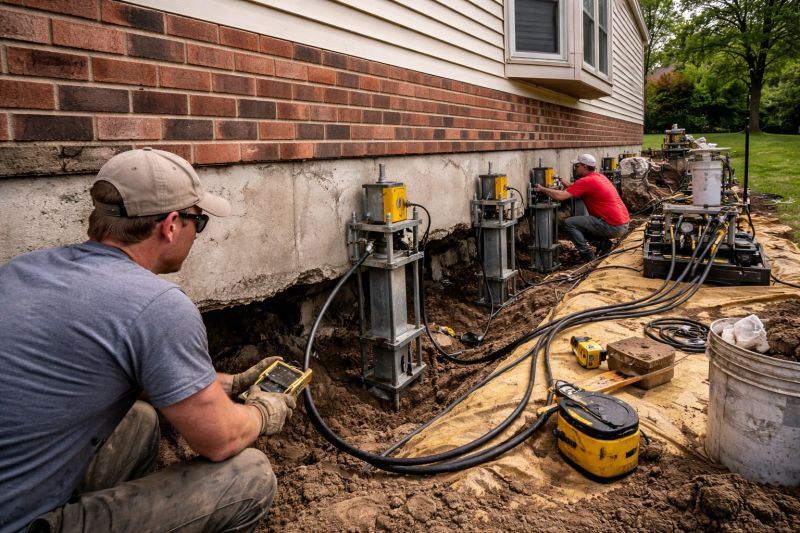 Settling Foundation Service in White Marsh, MD