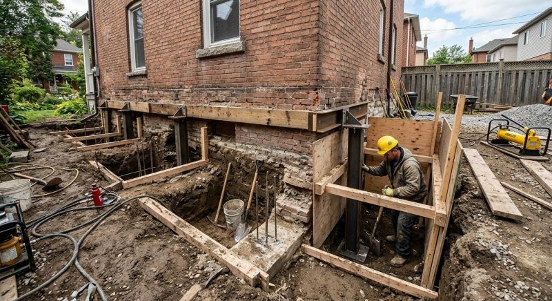 Structural Underpinning in Reisterstown, MD